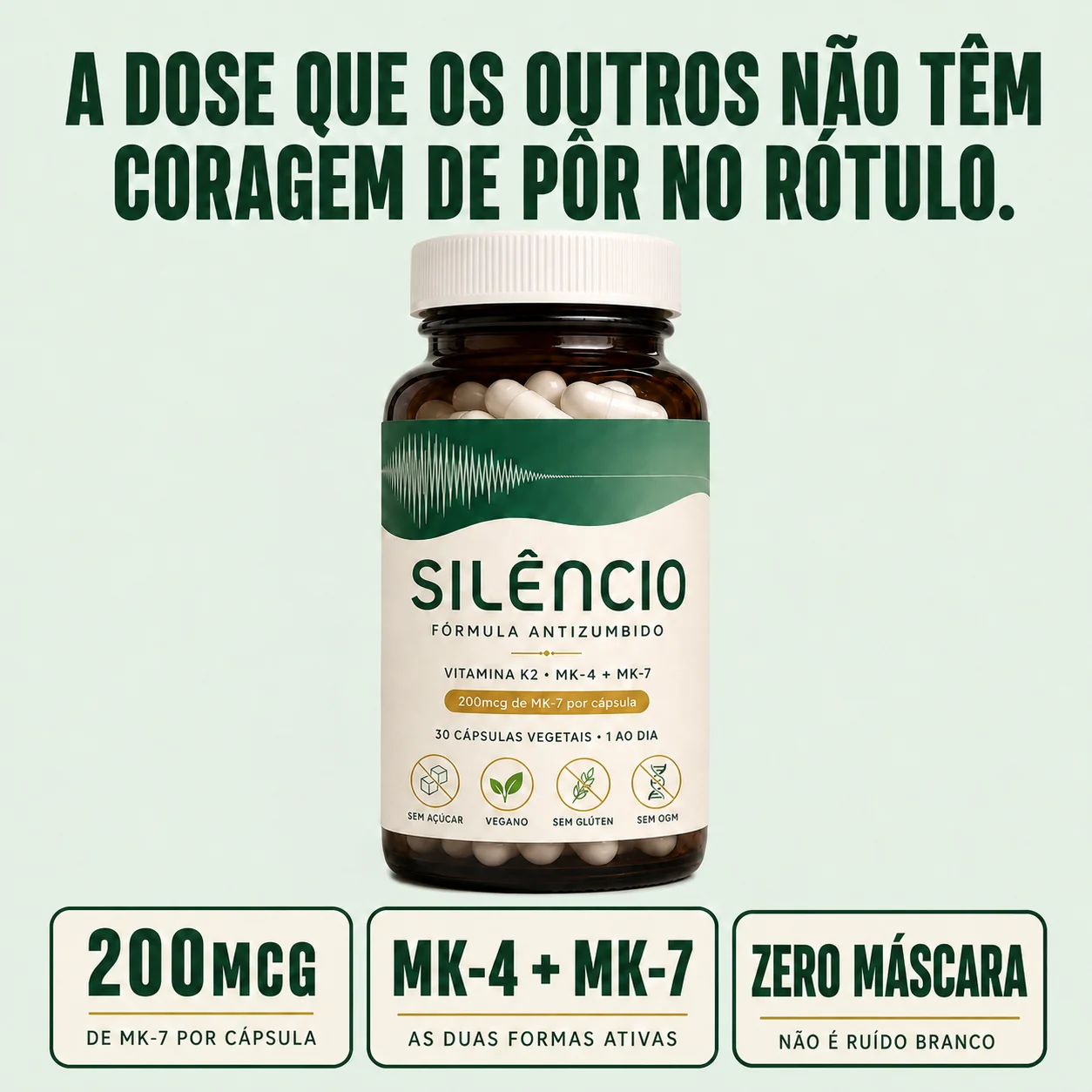 A dose que os outros não têm coragem de pôr no rótulo